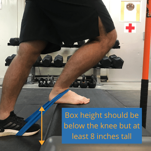 Box height plays an important or on the direction of pull during the banded ankle mobilization